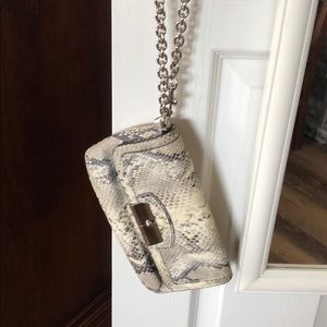 Coach Snakeskin Wristlet